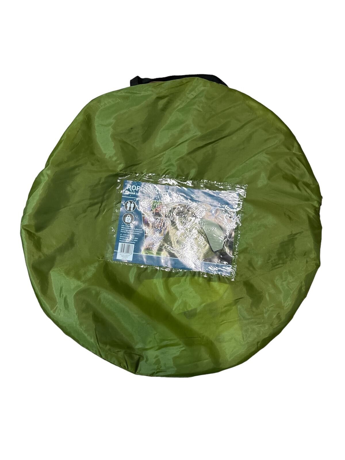 POP UP ZELT 255 x 155 cm Grün Camping outdoor