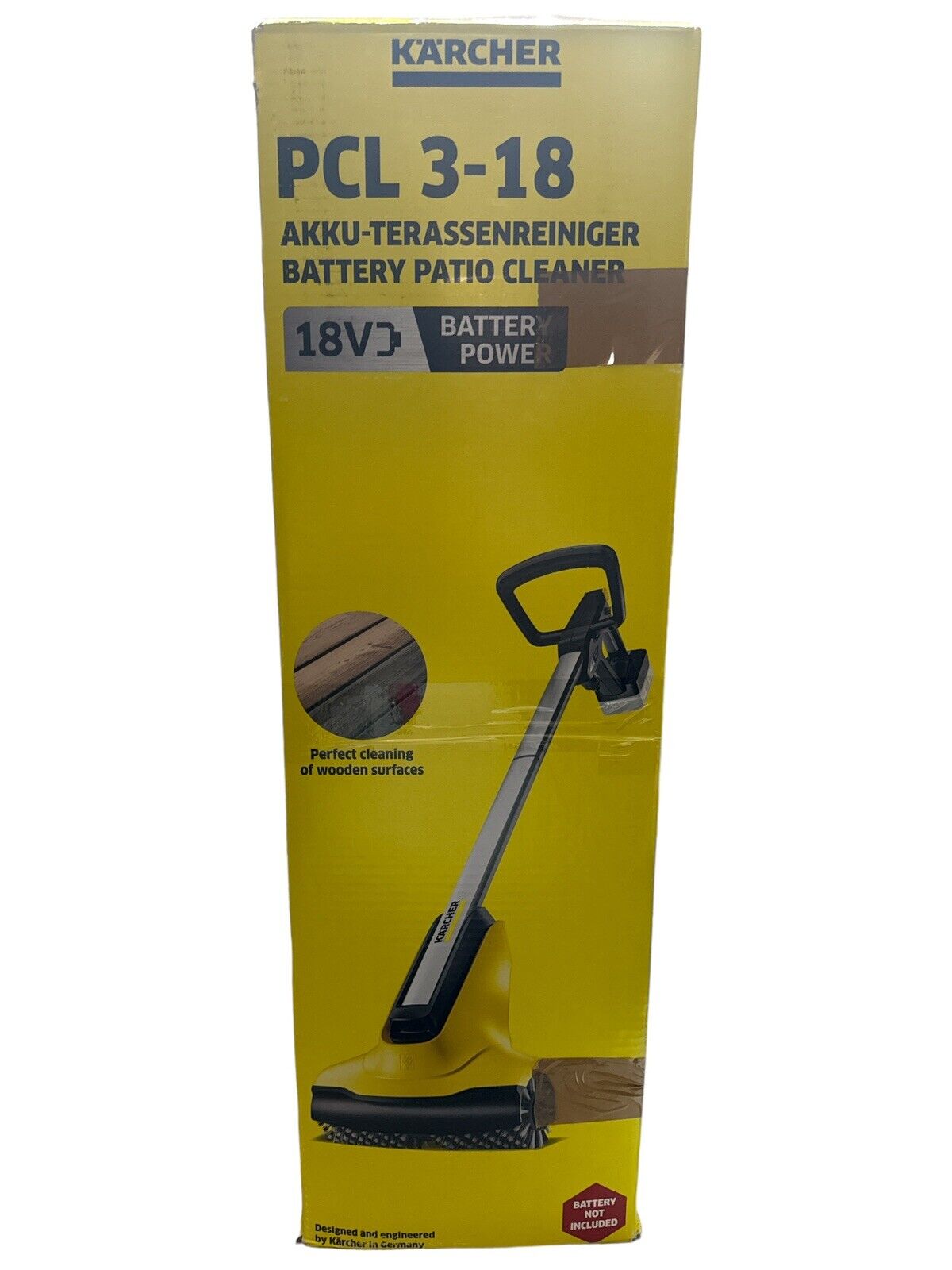 Kärcher PCL 3-18 18 V Akku Terrassenreiniger Druck: max. 10 bar