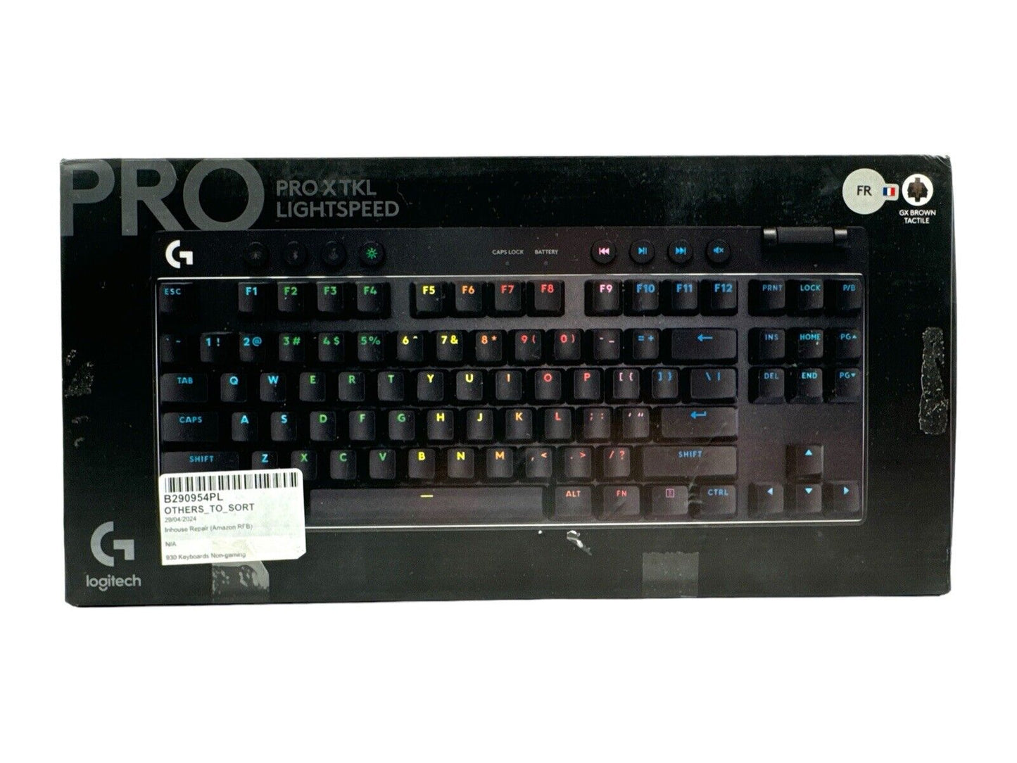 Logitech G PRO X TKL LIGHTSPEED Französisch Taktile