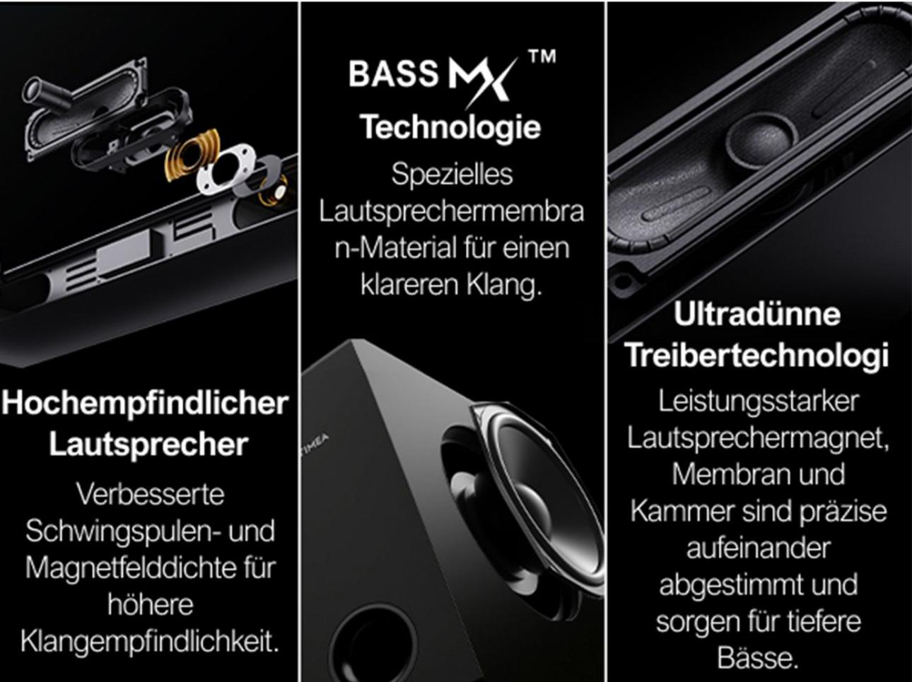 Soundbar mit Subwoofer ULTIMEA Nova S50 2.1 Dolby Atmos 3D Surround Sound System