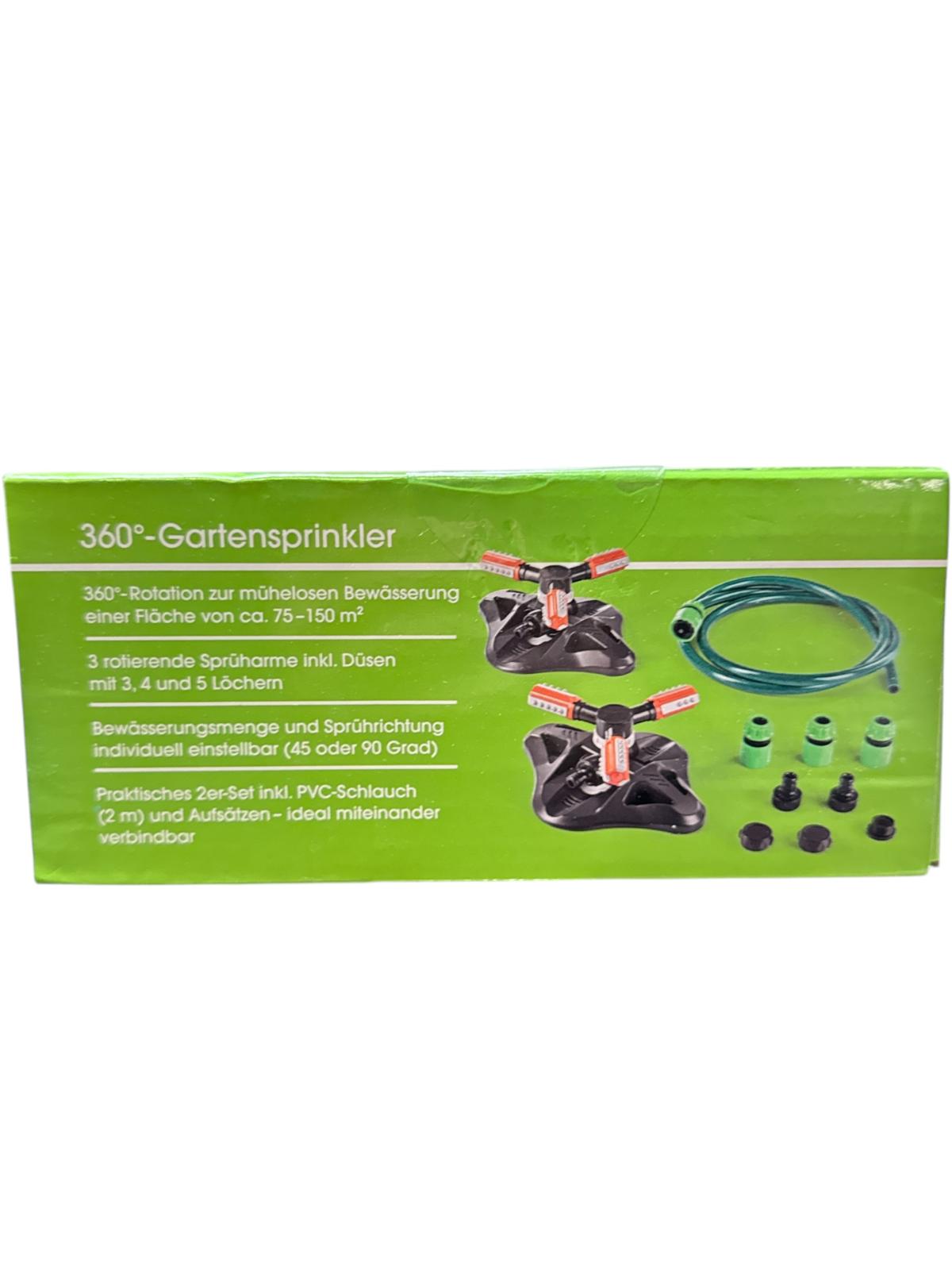 Easymaxx 360° Gartensprinkler 2er Set