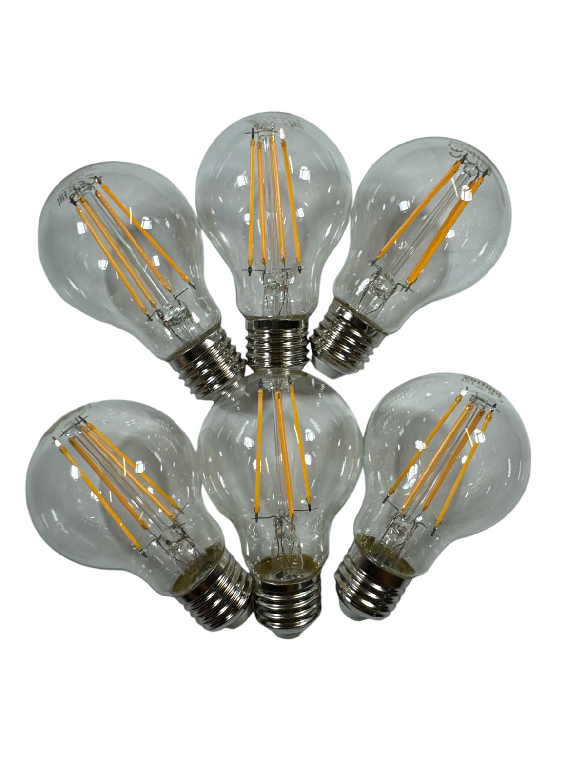 Philips LED Classic E27 Lampe A60 Tropfenform 6er Pack