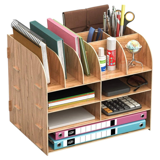 Lesfit Organizer Schreibtisch Holz, Büro Tisch Organisation