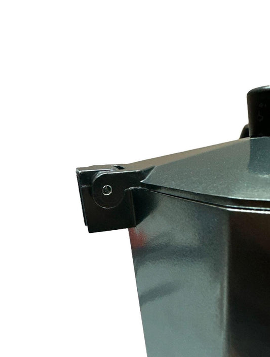 Monix Vitro Noir Aluminium Espressokocher12 Tassen