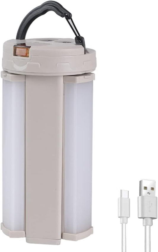 CRGANGZY LED Arbeitsleuchte Multifunktionale wiederaufladbare Campinglampe mit 5 ModiTyp-C-Anschluss