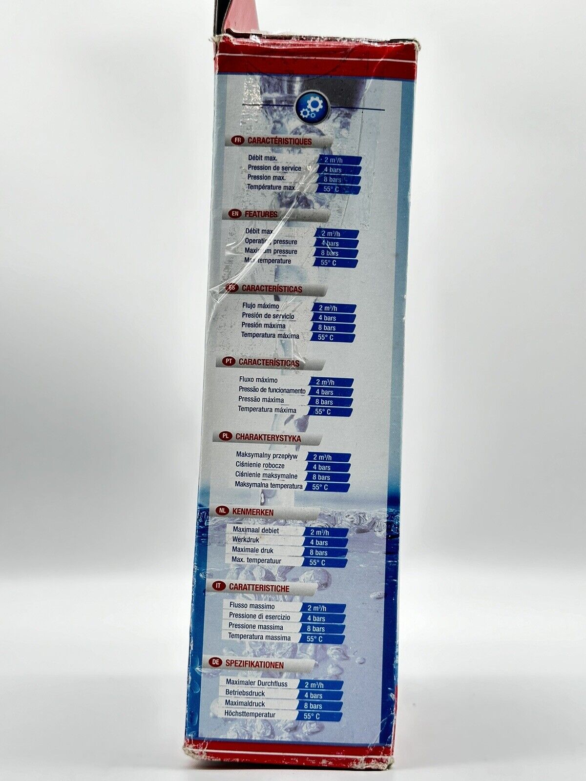 AQUAWATER 104041 Filter Anti-Kalk/Korrosionsschutz Doppelfilter Filterpatronen