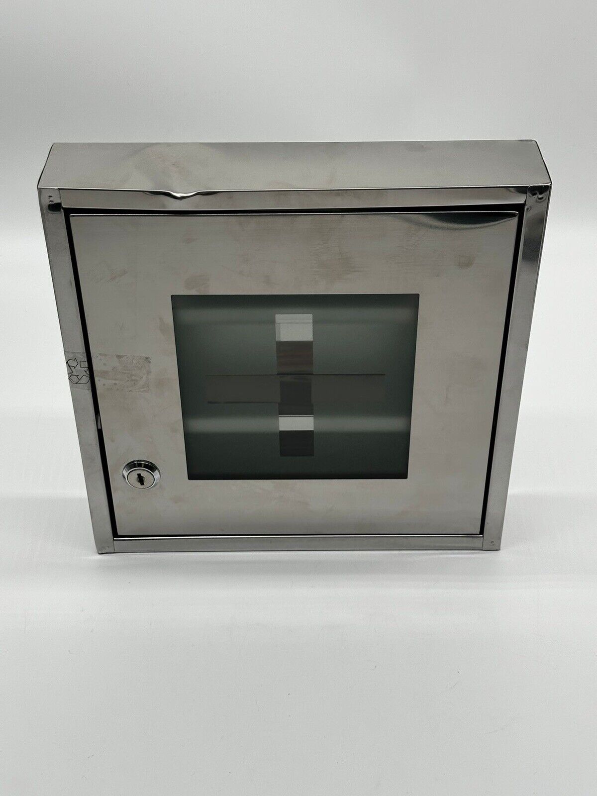 Medizinschrank 2 Etagen Silber Gebraucht
