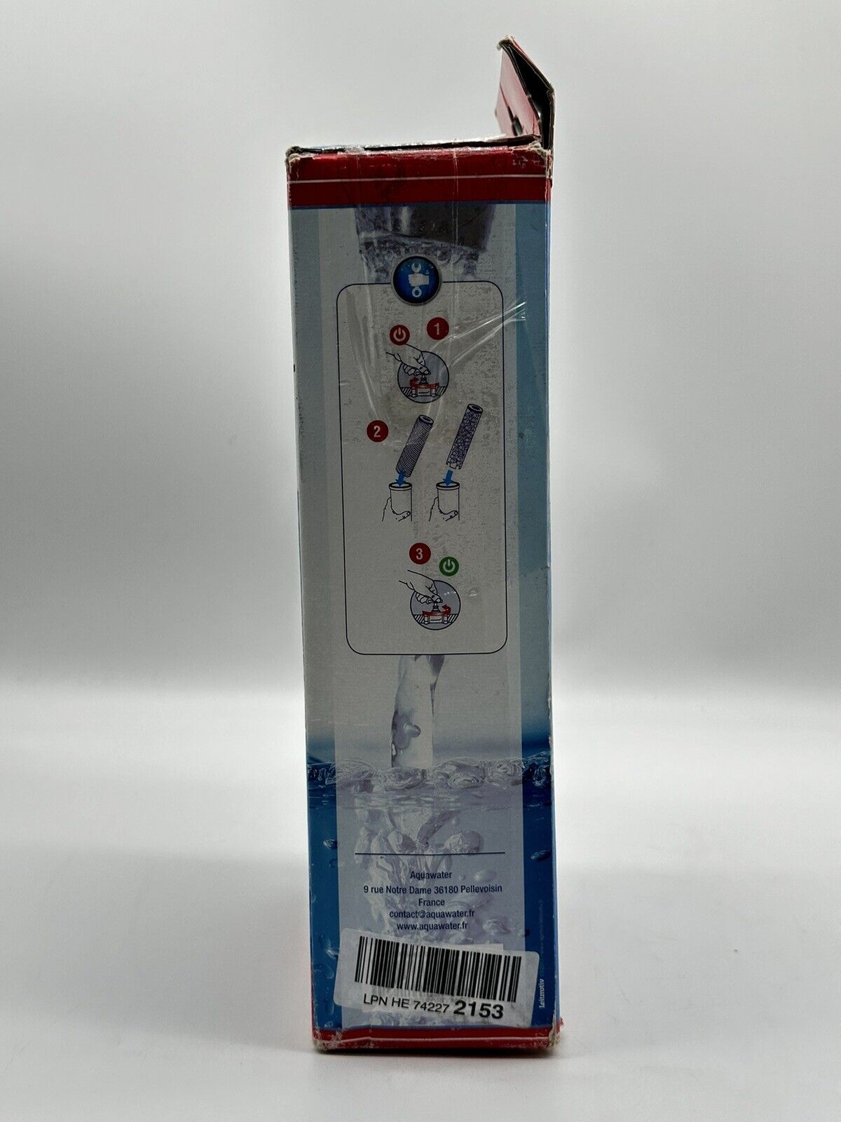 AQUAWATER 104041 Filter Anti-Kalk/Korrosionsschutz Doppelfilter Filterpatronen