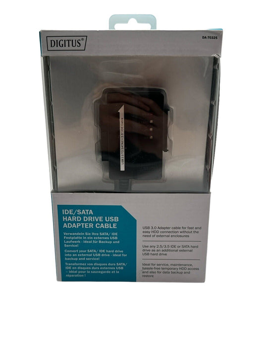DIGITUS USB3.0 Adapterkabel auf SATA und IDE fuer 6,4cm 2,5Zoll + 8,9cm 3,5Zoll