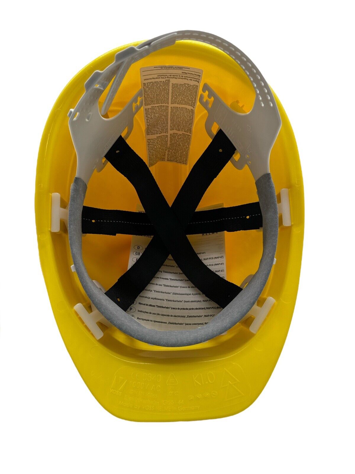 Voss Helme 2689-YE Elektrikerhelm EN 455 Gelb
