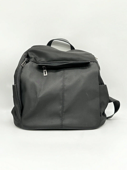 Basic Rucksack Schwarz 2 Tasche 2 Getränkhalter
