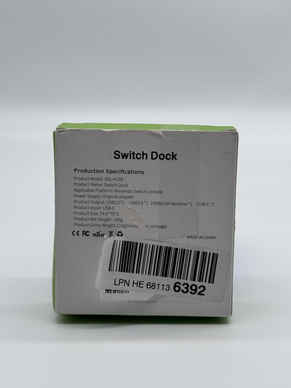 Fybida Feste Ladestation HDMI-Videoadapter XDL NS06 USB-C