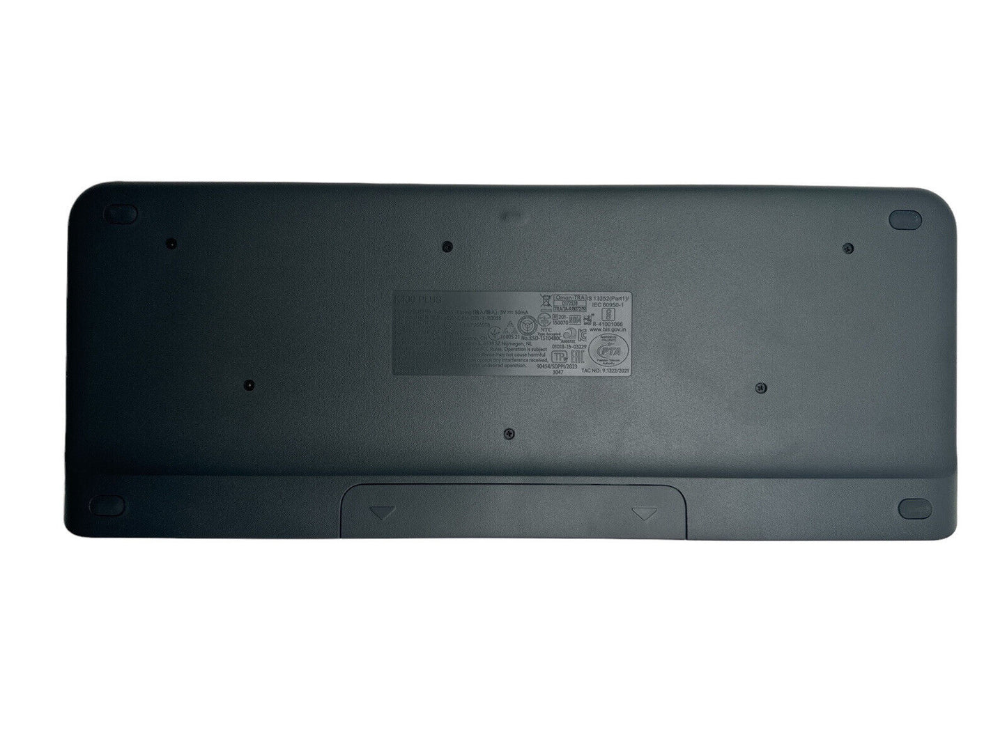 Logitech K400 Plus AZERTY Schnurlose Tastatur 920-007129 Grau
