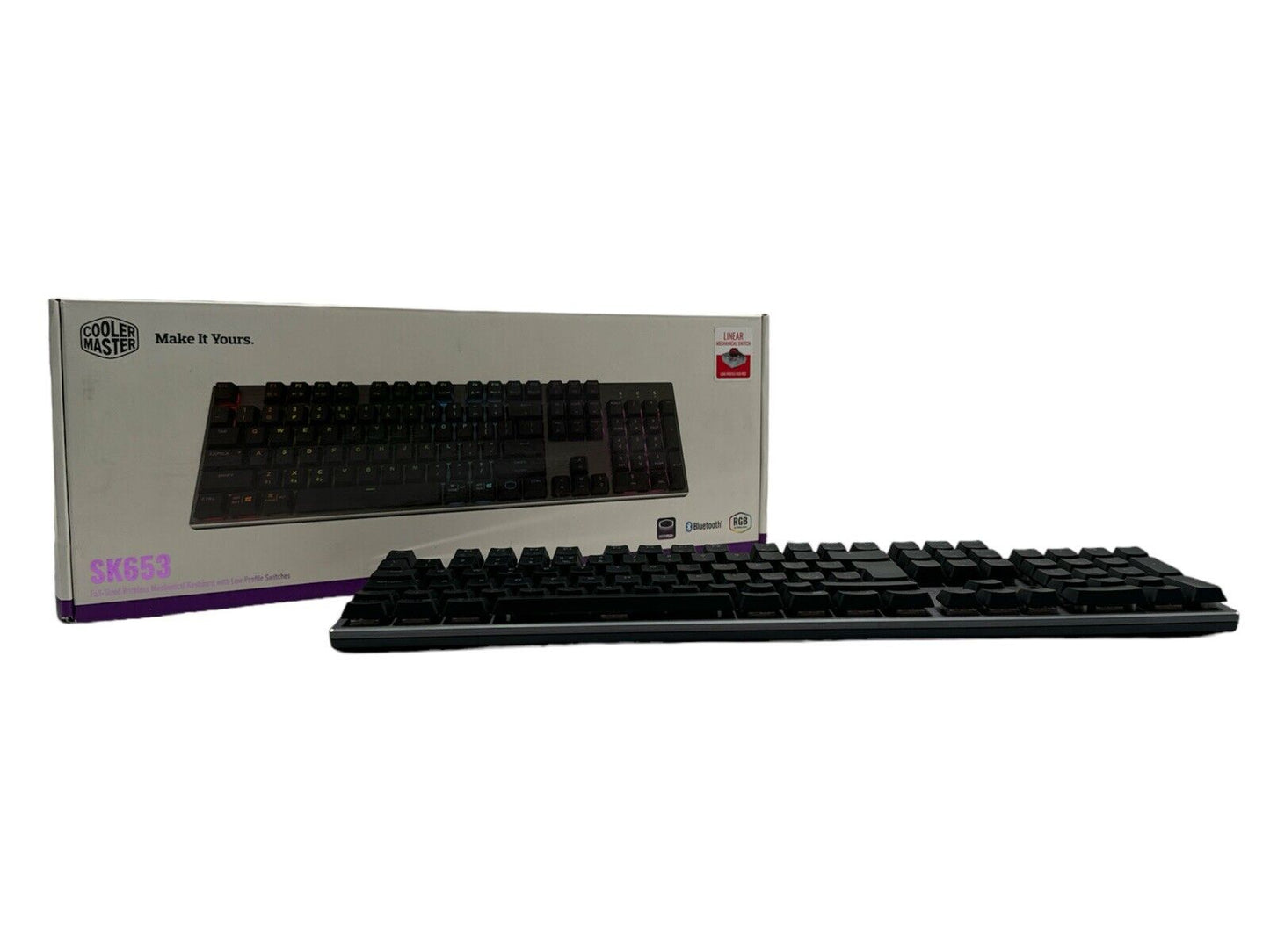 Cooler Master Sk653 Kabellose Mechanische Gaming Tastatur RGB