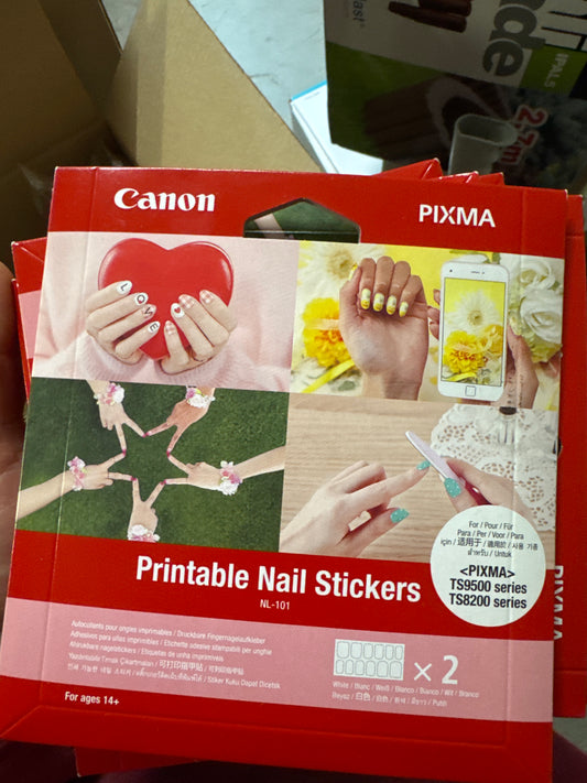16x canon printable nail sticker