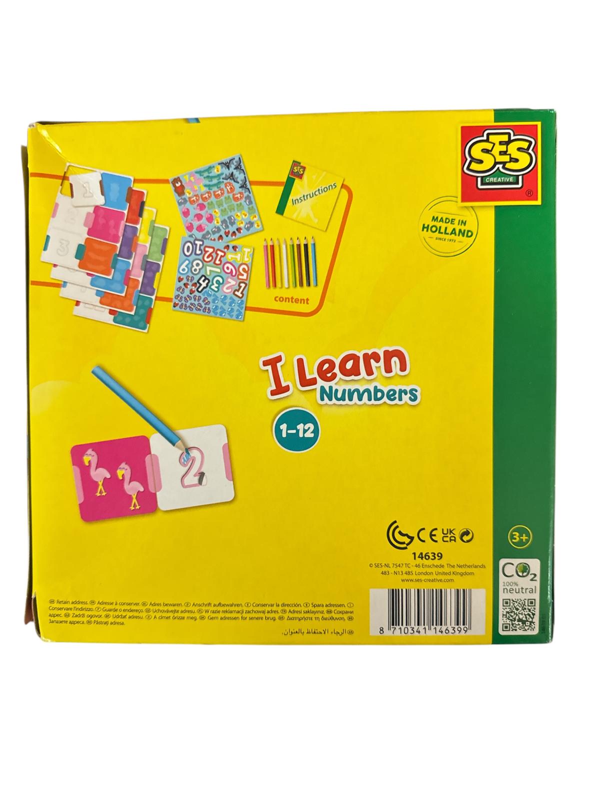 SES Crative I Learn Numbers Malen naach Zahlen