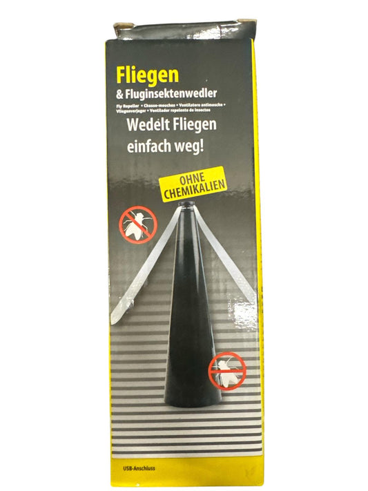 H+H Elektrischer Fliegen Fluginsektenwedler Wedelt 40cm gegen Wespen Bienen