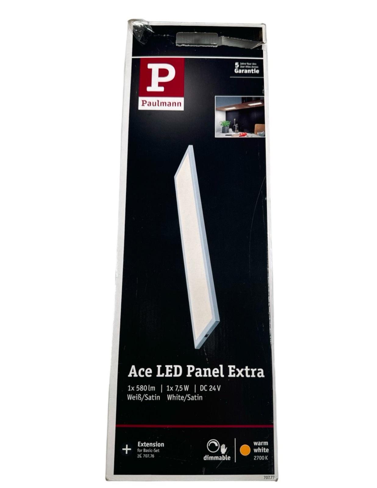 Paulmann LED Unterschrankleuchte Ace 10x30 cm Warmweiß dimmbar