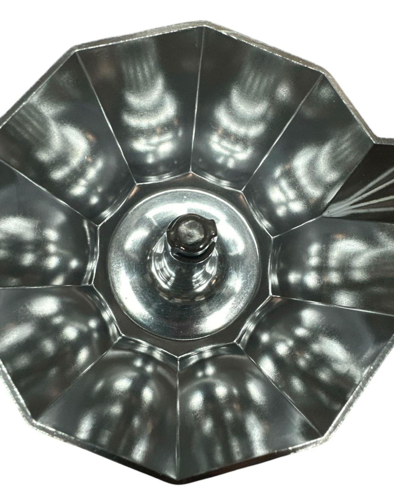 Monix Vitro Noir Aluminium Espressokocher12 Tassen