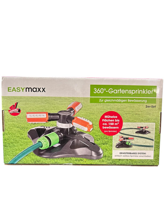 Easymaxx 360° Gartensprinkler  2er Set