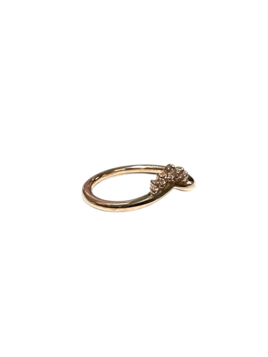 Pandora Diadem-Wishbone Ring in Roségold mit 14 Karat Größe 50