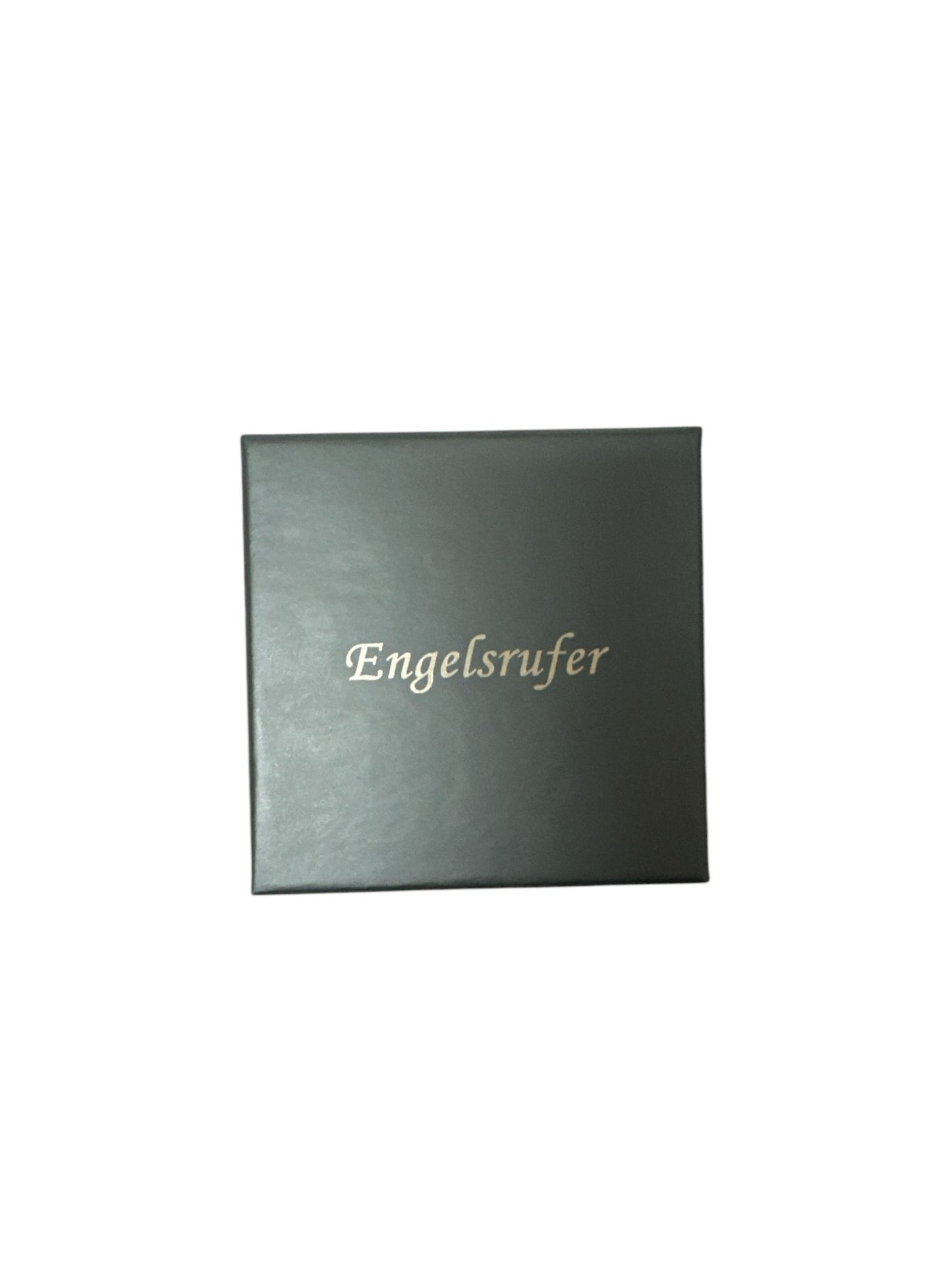 Engelsrufer Damen Creole aus Sterling Silber mit Blauer Achat Perle Kraftstein Anhänger