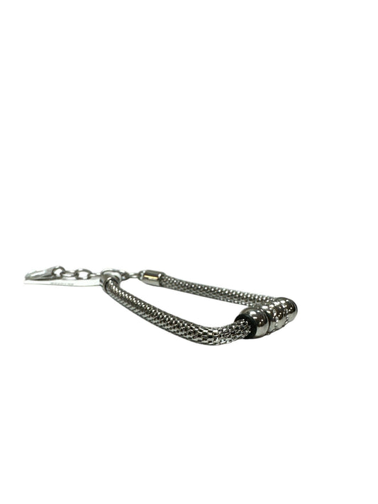 s.Oliver Armband Edelstahl Kautschuk Damen Armschmuck mit Kristal